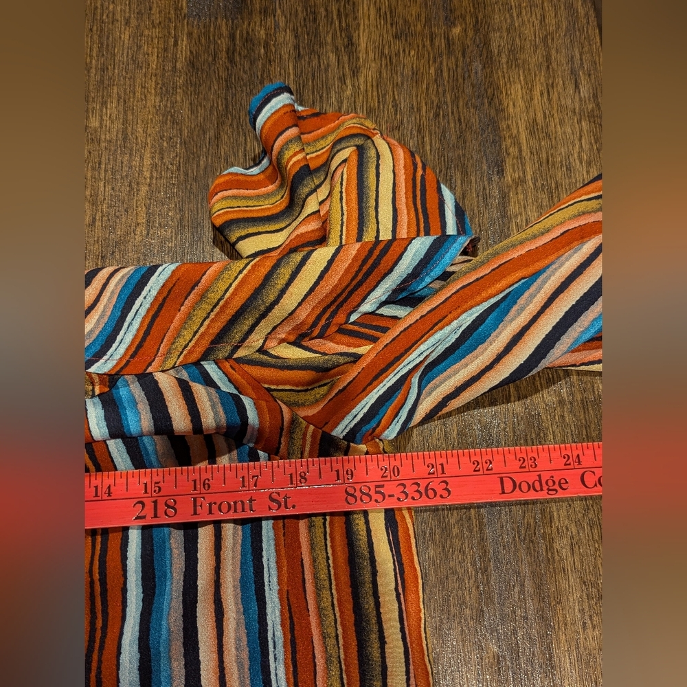 Alythea‎ Striped Multicolor Off-Shoulder Top - Picture 9 of 10